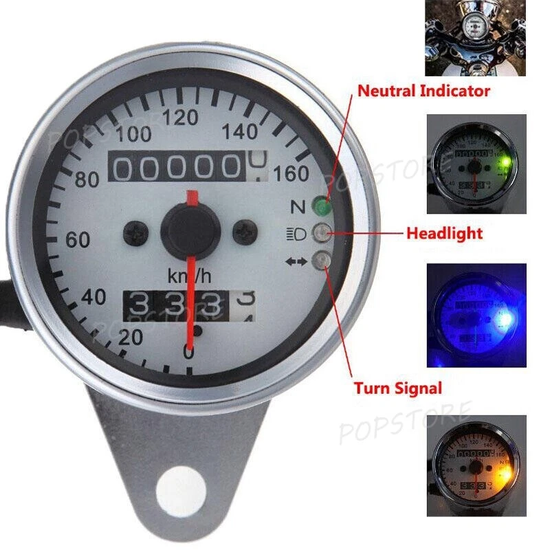 Motorcycle LED Speedometer Gauge for Honda Shadow 1100 VT1100 American Classic - Imagem 3 de 4