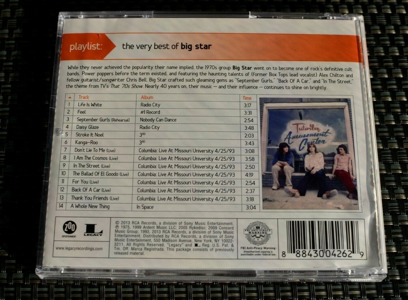 Playlist The Very Best of Big Star (19722005) by Big Star (CD, Nov