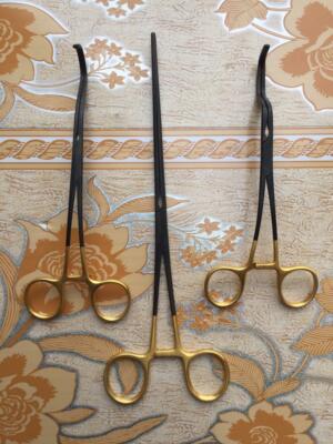 Cardiovascular Electro Black Coating 3 Forceps