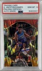 Giannis Antetokounmpo 2020-21 Panini Select R/W/G Flash Auto Card #54 PSA/DNA 10