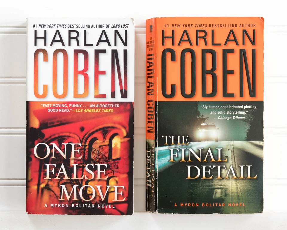 Harlan Coben MYRON BOLITAR Complete Series Lot of 12 (#1-12) Set Paperback Books Foto 4 de 4