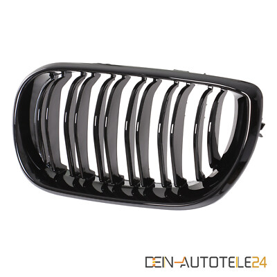 KÜHLERGRILL EINZELSTEG NIEREN GRILL PASSEND FÜR BMW 3ER LIMO E46 01-05 SCHWARZ