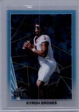 Kyron Drones 2024 Leaf Football 1/1 Pre Production Proof