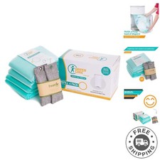 4-Pack Diaper Refill Liners for Use with PLUS-Size Diaper Pails Compatible ...