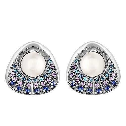 Shell Silver Plated Fashion Earrings