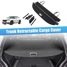 Car Black Cargo Cover Fit for Honda HRV 2015-2022 Rear Trunk Shielding Shade