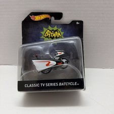 2015 Hot Wheels Batman Classic TV Series Batcycle with Sidecar Bubble NEW