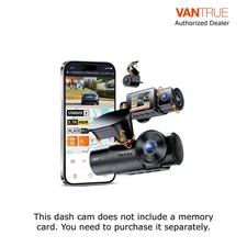 Vantrue N4S 2.7K 3 Channel Dash Cam | Authorized Dealer
