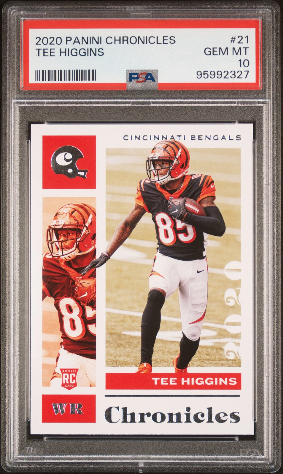 Tee Higgins trading card