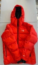 Mountain Hardwear Nilas Down Jacket Parka 800 Fill Mens Large State Orange