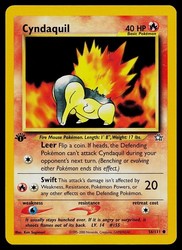 Cyndaquil 56/111 Neo Genesis 1st Edition Common