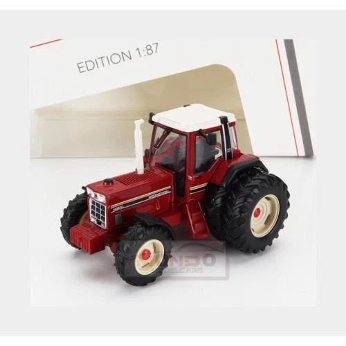 1:87 SCHUCO International 1455 Xl Tractor 1989 Red White 452669700 - Immagine 2 di 2