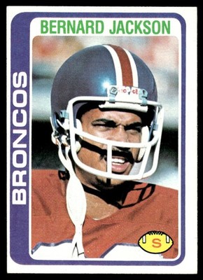 1978 Topps Bernard Jackson Denver Broncos #363