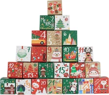 Diy Advent Calendar - Empty Advent Calendar to Fill Yourself, Christmas Advent B