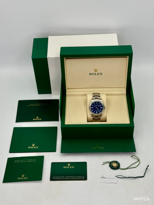 NEW 2026 Rolex Oyster Perpetual 41mm 134300 Med Blue Dial | eBay