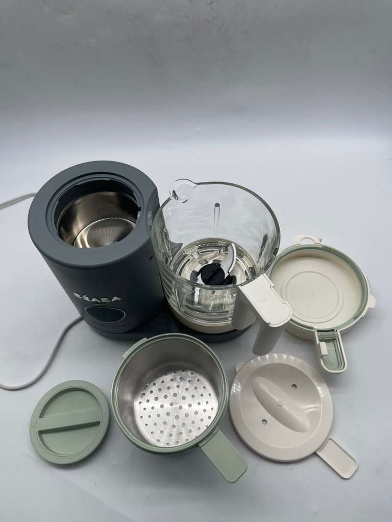 BEABA Babycook Neo Baby Food Maker –Non-Toxic Glass & Stainless Steel –(Openbox)