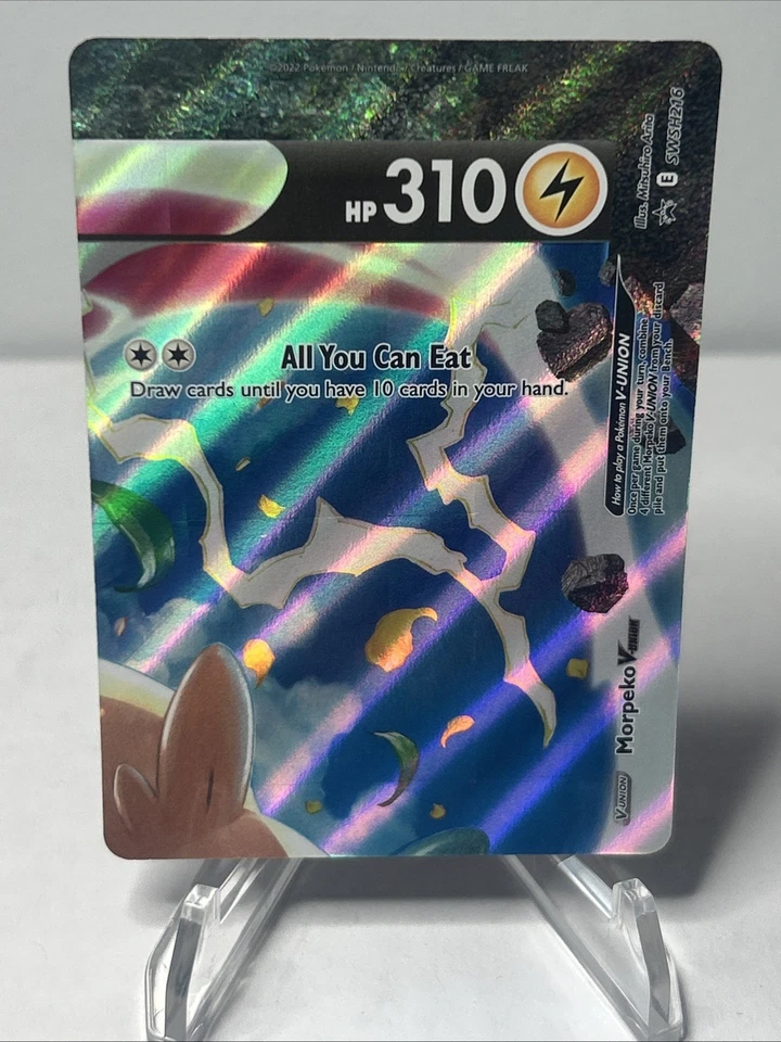 Morpeko V-Union SWSH215 SWSH: Sword & Shield 4 Promo Cards Holo SET - Image 4 of 4