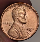 1931-D Unc BU Red Lincoln Wheat Cent