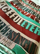 HERMÉS Virgine Germaine Silk Scarf 40cm. RRP £245