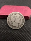 1916-D Barber Quarter 90% Silver