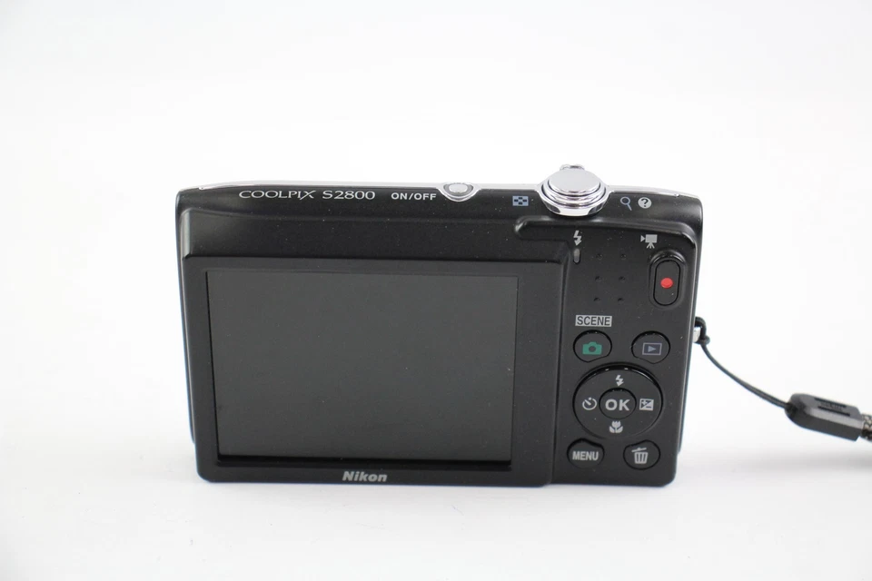Nikon Coolpix S2800 Digital Compact Camera Working w/ Nikkor 5x Optical Zoom - Image 3 of 4