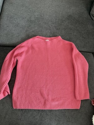 ZARA Pink Ribbed Knit Sweater
