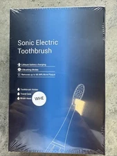 NEW - Sonic Electric Toothbrush for Adults with 5 Toothbrush Replacement Heads