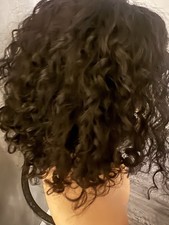 Lace Front Bob Wig Curly Human Hair