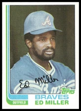1982 Topps #451 Ed Miller Atlanta Braves