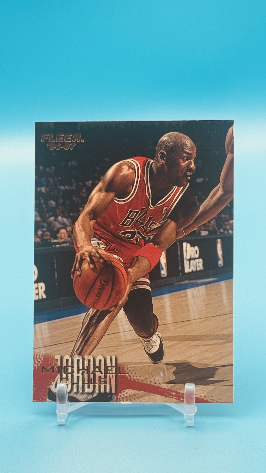 Michael Jordan 🔥 1996-97 Fleer #13 Gold Foil Chicago Bulls HOF 🐐 Legend ✨✨✨✨✨✨