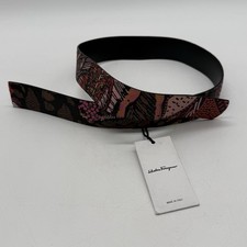 FERRAGAMO Salvatore Ferragamo Reversible and Adjustable Gancini Belt BELT ONLY