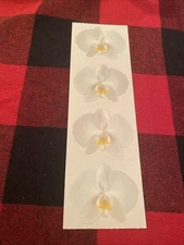 Mrs. Grossman's White Orchid Stickers Scrapbooking Cardmaking