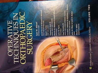 Operative Techniques in Orthopaedic Surgery (4 Volume Set) - hardcover Rothm...