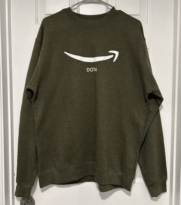 Amazon DOT4 Olive Green Sweatshirt  Independent Trading Co Fleece Large L