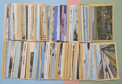 Lot of 100 Vintage Utah Postcards - Linens, Lithos, Chromes