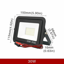 Dc 12v Led Flood Light 30w Outdoor Spotlight Ip66 Waterproof Portable