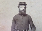 Easton Pennsylvania Civil War soldier with pistol cdv photograph