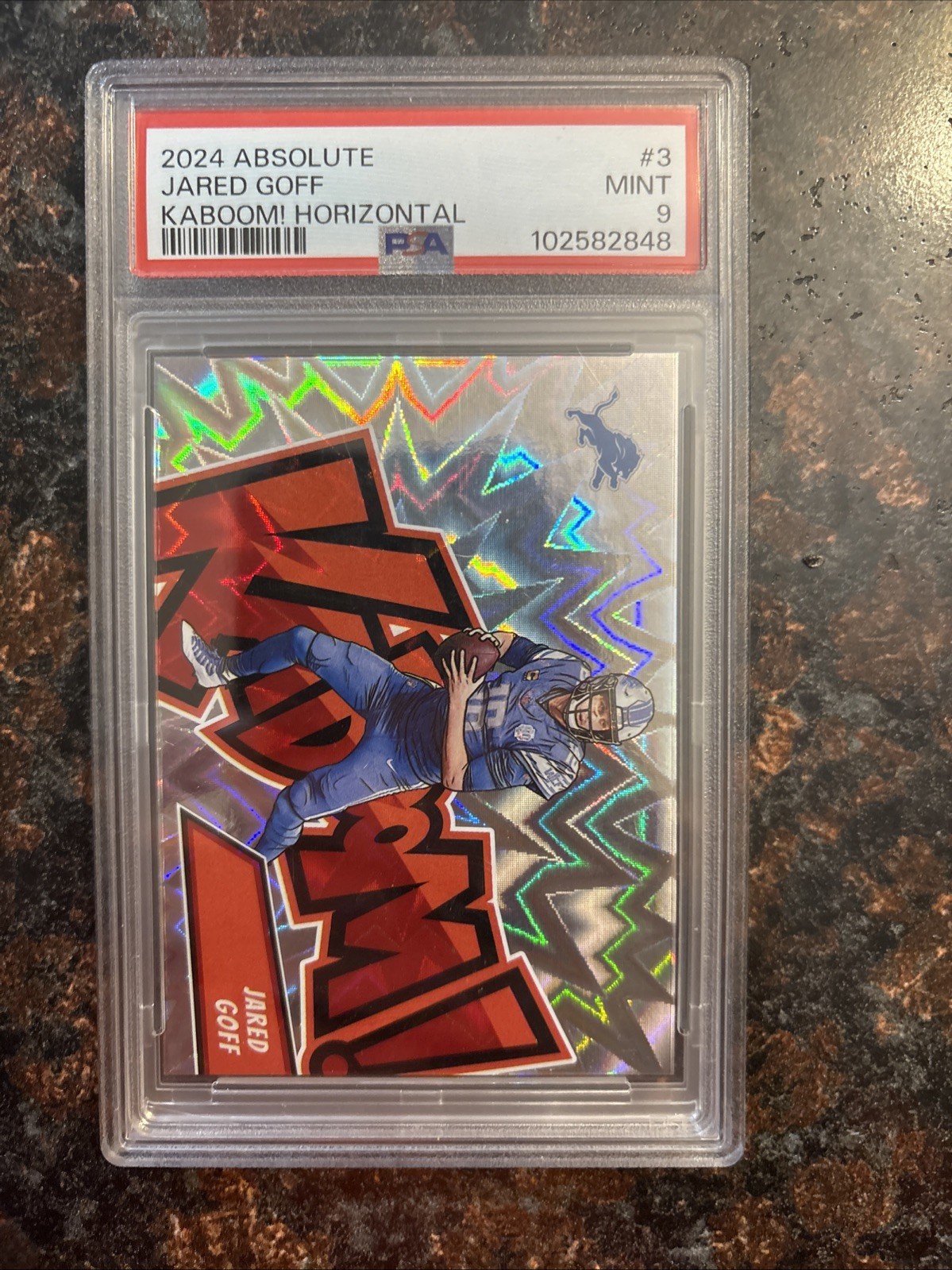 2024 Panini Absolute - Kaboom! Horizontal Jared Goff #3