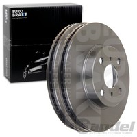 2X Eurobrake Bremsscheiben 255Mm BelÜFtet Vorne Passend FÜR Toyota Corolla |