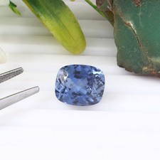 AAA Natural Ceylon Cornflower Blue Sapphire Cushion Loose Gemstone Cut 12x10 MM