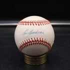 Lou Boudreau Signed Rawlings OAL Baseball Indians/Red Sox Autograph ZJ23089