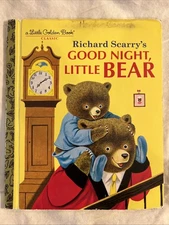 Vintage A Little Golden Classic Book Good Night, Little Bear 1989 #3829