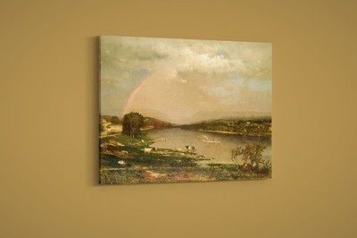 George Inness - Delaware Water Gap - Art Print on Paper or Canvas