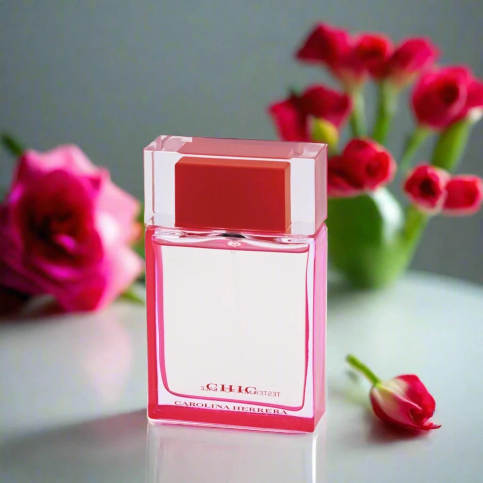 Парфюмерная вода для женщин CHIC от CAROLINA HERRERA 2,7 унции НОВЫЙ ТЕСТЕР - Изображение 3 из 3