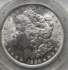1886 $1 Morgan Silver Dollar VAM-1 MS62 - 25159
