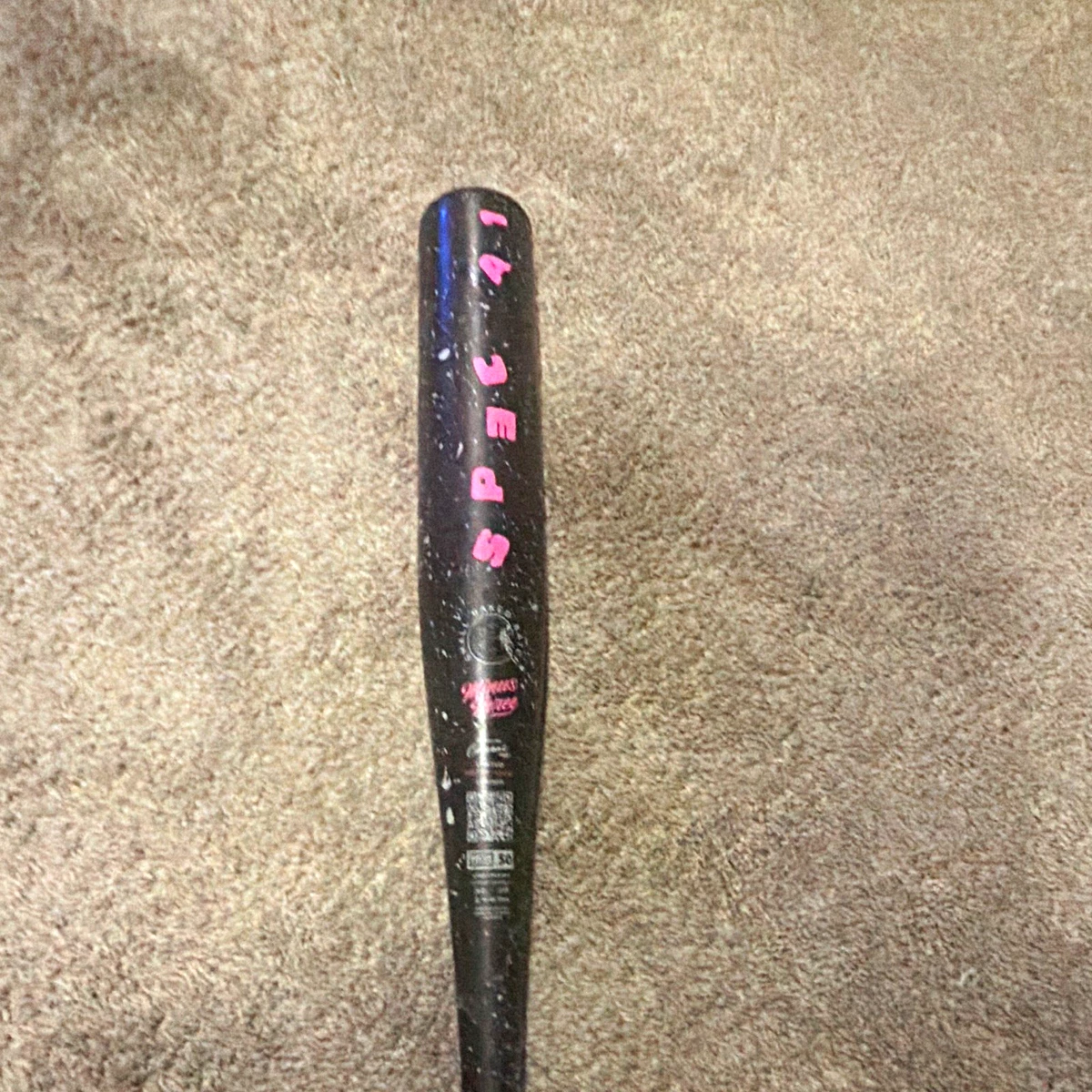 Combat Small Baked Minus Three 32/29-3 USSSA 2 piezas equilibrado negro/rosa