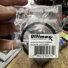Ultimaxx Step Down/Step Up Ring Adapter for Camera Lens Filter 55-58mm