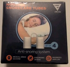 NOGENIX SnoreCare Tubes by Zircon – Set of 4 Anti-Snoring Devices | Medical Grad