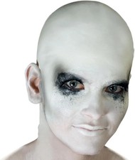 White Bald Cap - Latex - Theatrical Makeup - Costume Accessory - One Size