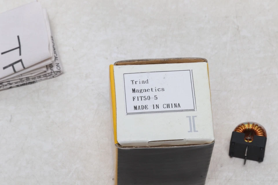 Triad FIT50-5 Switch Mode/High Frequency Differential Mode Toroidal Inductors - Image 2 of 4